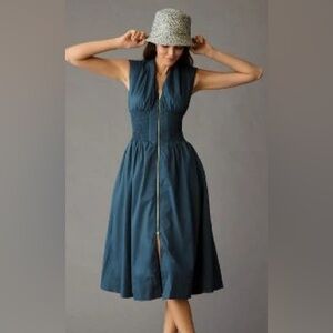 Anthropologie tommie dress blue aqua xxs worn once
